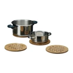 Dessous De Plat Ronds Bambou Lot De 4