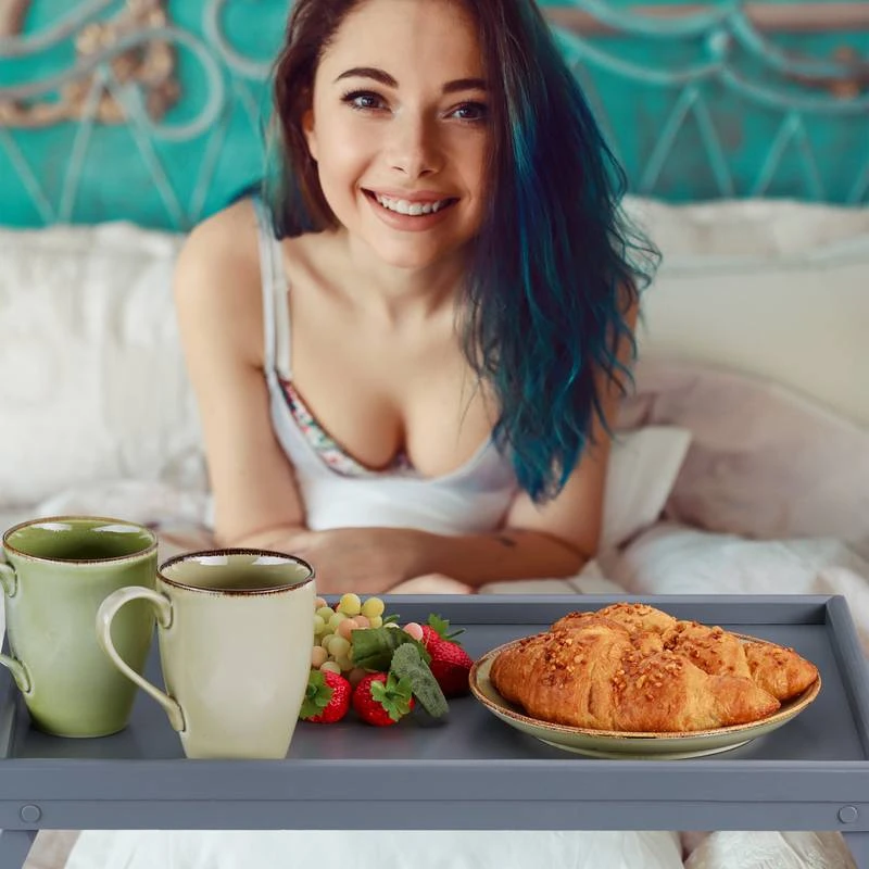 Plateau Petit Déjeuner Au Lit En Bambou 3 Plateau Petit Déjeuner Au Lit En Bambou – Image 3