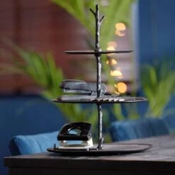 Etagère Tresa - Bronze Antique -GourmetHome Soldes Magasin 0aa45e350e7f4ded9008f73246e0d256