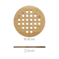 Dessous De Plat Ronds Bambou Lot De 4 -GourmetHome Soldes Magasin 0b39c5ad626c47c995ca98a7273b94bb