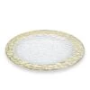 Plat De Service Avec Bord Doré