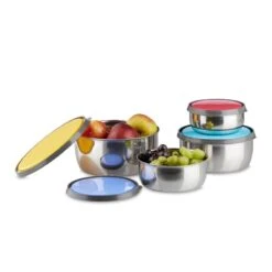 Lot De 4 Bols Avec Couvercle -GourmetHome Soldes Magasin 0f4a26430b414bd894f1a94733b9d66d