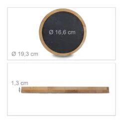 Plateau Rond De Service Bambou Ardoise 7 Plateau Rond De Service Bambou Ardoise -GourmetHome Soldes Magasin 0f92fb168dd046bf99bfee6a0862d583