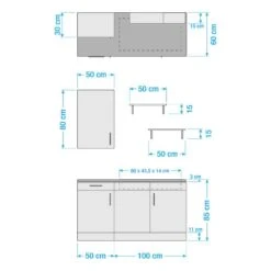Cuisine équipée Lillehammer II -GourmetHome Soldes Magasin 1000166188 190819 16144600002 SKETCH DETAILS P000000001000166188 sketch