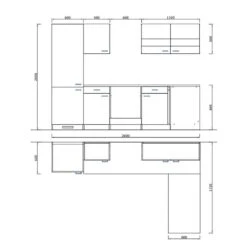 Cuisine D’angle Cano II -GourmetHome Soldes Magasin 1000262269 230609 500 SKETCH DETAILS P000000001000262269 sketch