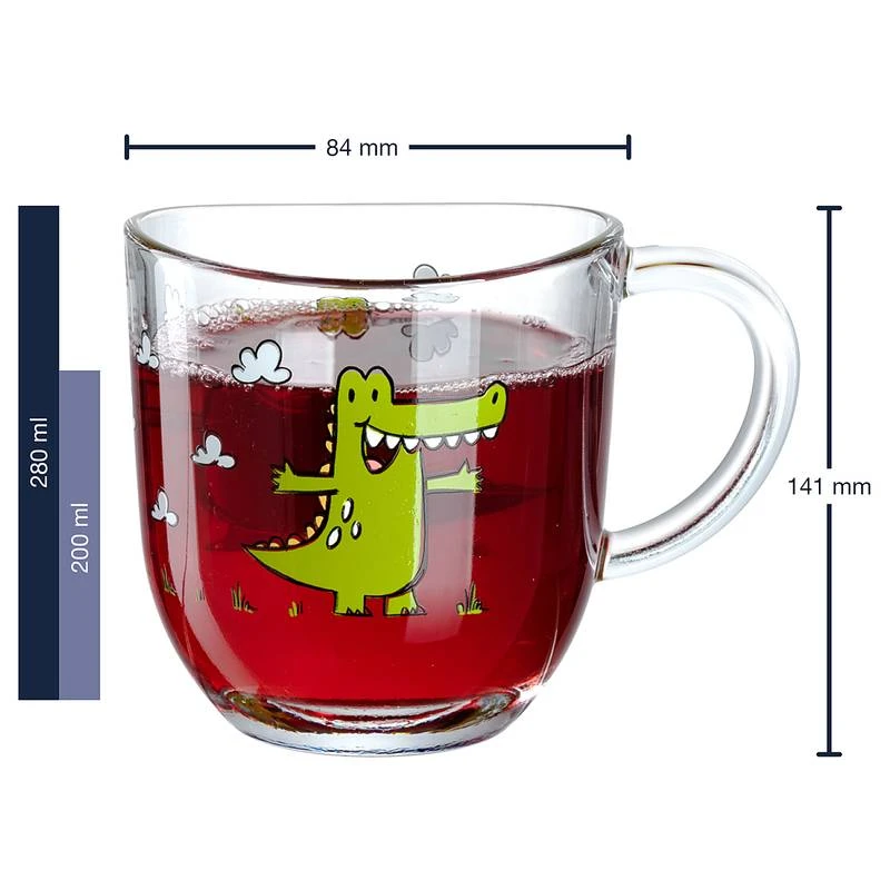 Leonardo Tasses Bambini Crocodile (lot De 6) 3 Leonardo Tasses Bambini Crocodile (lot De 6) – Image 3