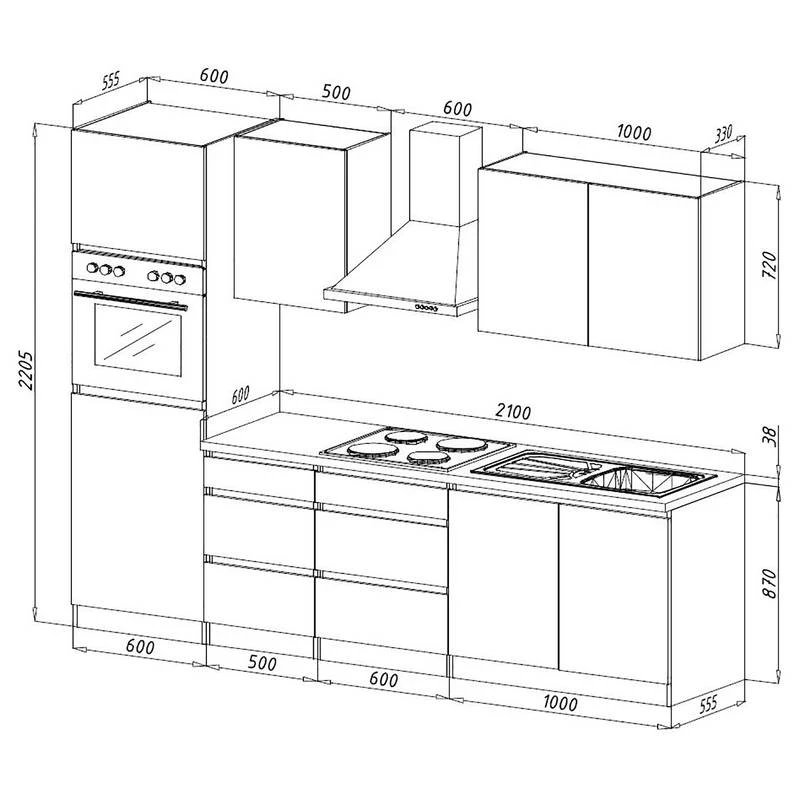 Cuisine équipée Melano I (8 éléments) 15 Cuisine équipée Melano I (8 éléments) – Image 15