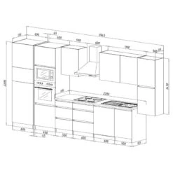 Cuisine équipée Melano IV (10 éléments) 35 Cuisine équipée Melano IV (10 éléments) -GourmetHome Soldes Magasin 1000269109 230609 500 SKETCH DETAILS P000000001000269109 sketch