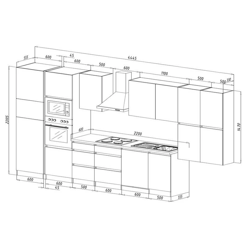 Cuisine équipée Melano VI (9 éléments) 8 Cuisine équipée Melano VI (9 éléments) – Image 8