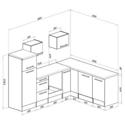 Cuisine D’angle Olivone I -GourmetHome Soldes Magasin 1000269223 230609 500 SKETCH DETAILS P000000001000269223 sketch
