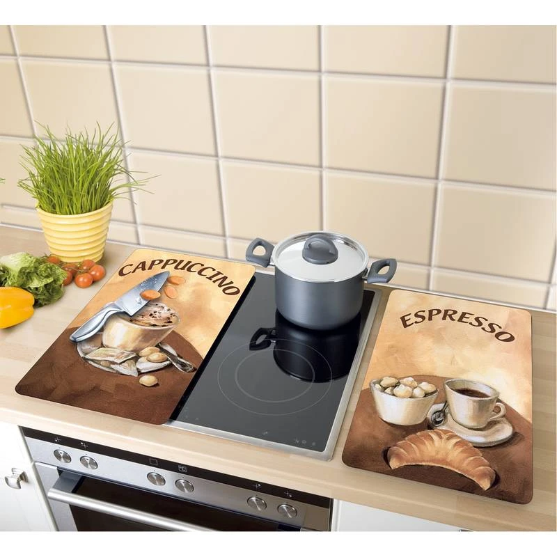 Wenko Couvre-plaques Café (2 él.) 2 Wenko Couvre-plaques Café (2 él.) – Image 2