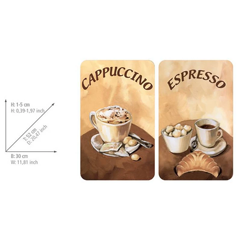Wenko Couvre-plaques Café (2 él.) 5 Wenko Couvre-plaques Café (2 él.) – Image 5