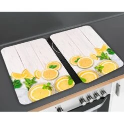 Wenko Couvre-plaques Citrons (2 él.) -GourmetHome Soldes Magasin 1000274136 210618 14064300389 MOOD DETAILS P000000001000274136 mood