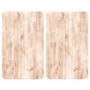 Wenko Couvre-plaques Natural (2 él.)