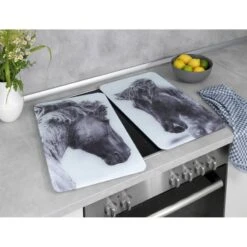 Wenko Couvre-plaques Horses (2 él.) -GourmetHome Soldes Magasin 1000274168 210618 14065500491 MOOD DETAILS P000000001000274168 mood