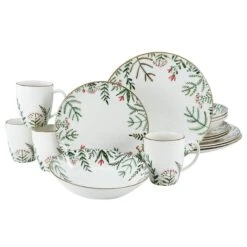 Service De Table Green Leaves (16 él.)