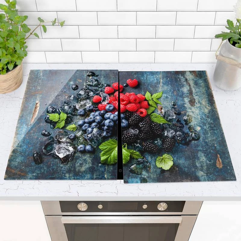 Protège-plaque De Cuisson Fruits Rouges 3 Protège-plaque De Cuisson Fruits Rouges – Image 3