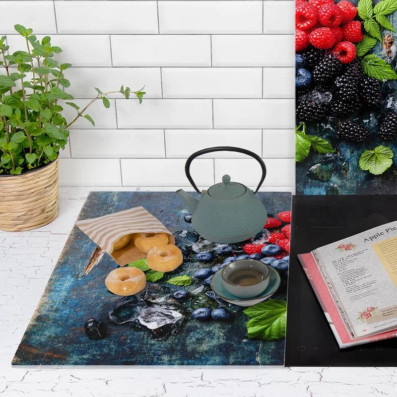 Protège-plaque De Cuisson Fruits Rouges 6 Protège-plaque De Cuisson Fruits Rouges – Image 6