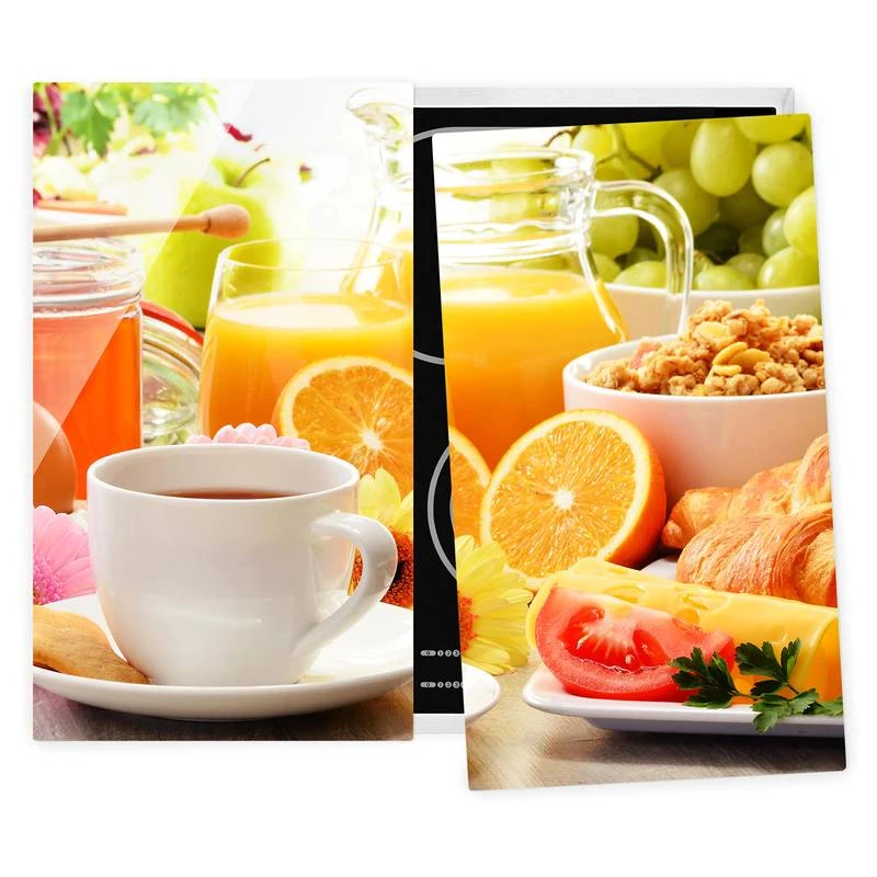 Protège-plaque De Cuisson Petit Déjeuner 2 Protège-plaque De Cuisson Petit Déjeuner – Image 2