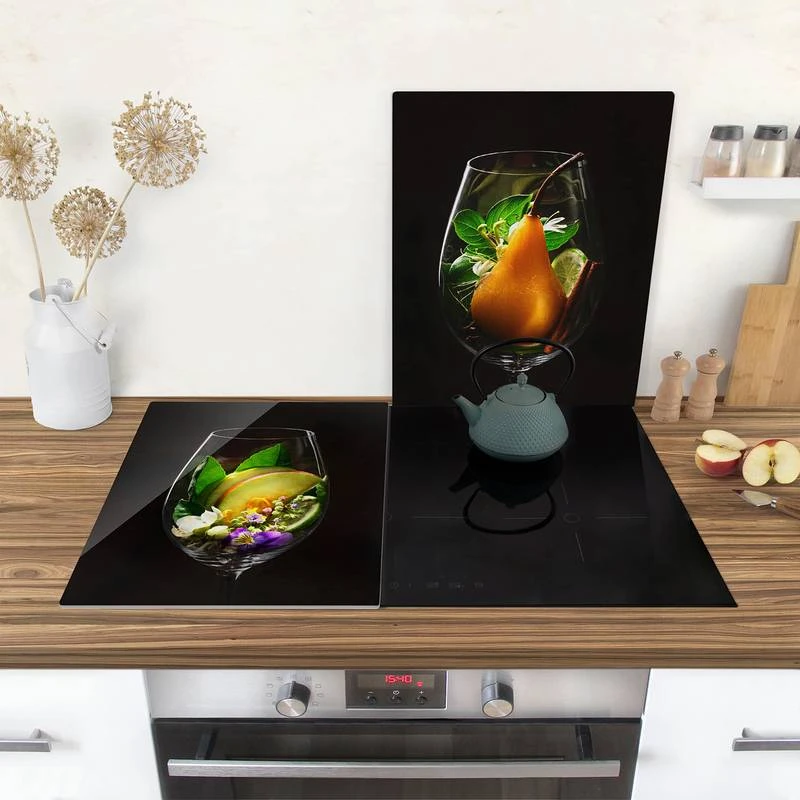 Protège-plaque De Cuisson Verres à Vin 2 Protège-plaque De Cuisson Verres à Vin – Image 2