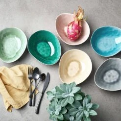 Assiettes Creuses DE LA ROYA (lot De 4) -GourmetHome Soldes Magasin 1000332803 220217 022 MOOD DETAILS P000000001000332803 mood