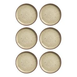 Assiettes Plates Olive II (lot De 6)