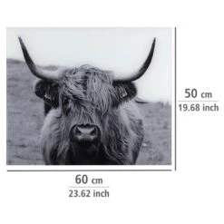 Wenko Crédence Highland Cattle -GourmetHome Soldes Magasin 1000339091 220304 500 SKETCH DETAILS P000000001000339091 sketch