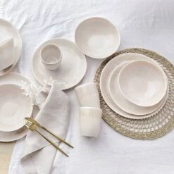 Assiettes Plates ATLANTIS - Lot De 4 -GourmetHome Soldes Magasin 1000386145 230601 021 MOOD DETAILS P000000001000386145 mood