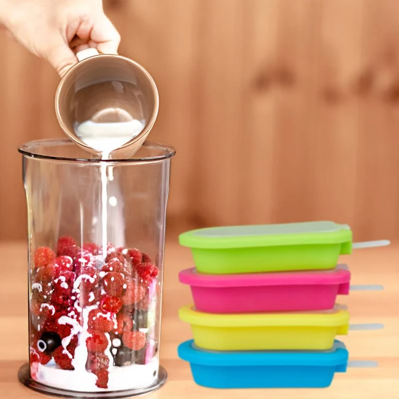 Moules à Glace Lot De 4 Silicone 4 Moules à Glace Lot De 4 Silicone – Image 4