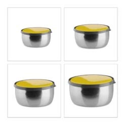 Lot De 4 Bols Avec Couvercle -GourmetHome Soldes Magasin 10a62cbd1ddd46008b88af53a2557fb0