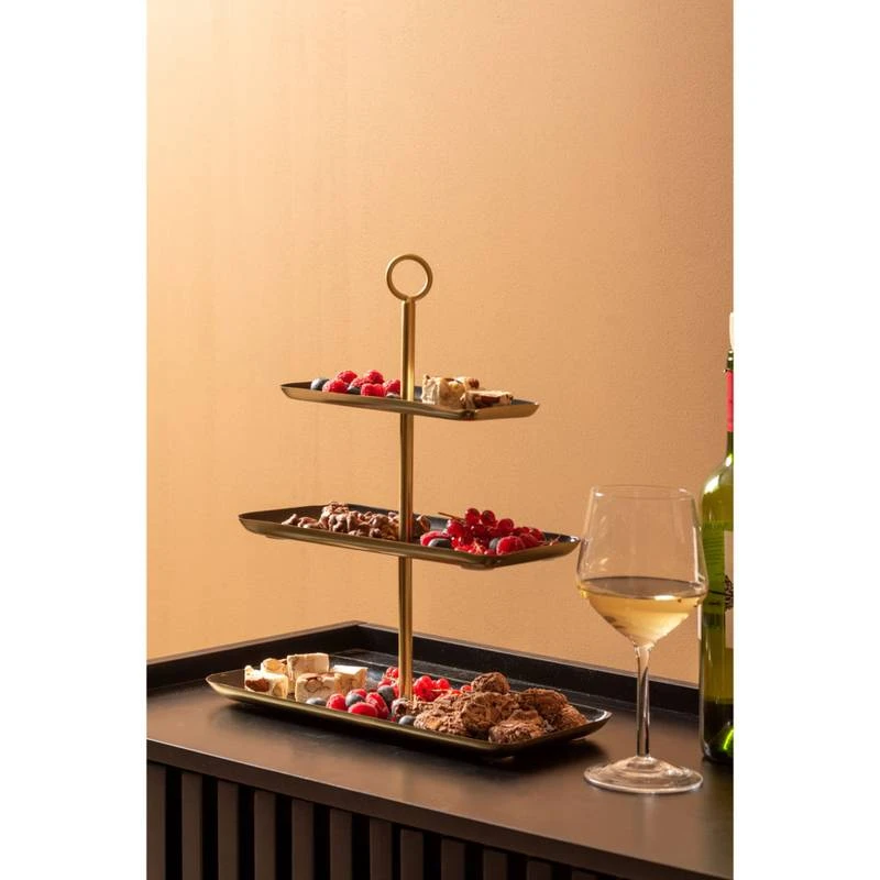 PRESENT TIME Etagère Festive Noir 2 PRESENT TIME Etagère Festive Noir – Image 2