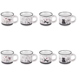 Coffret De 8 Tasses Felix