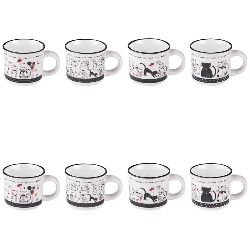 Coffret De 8 Tasses Felix 1 Coffret De 8 Tasses Felix
