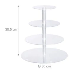 Présentoir à 4 étages 15 Présentoir à 4 étages -GourmetHome Soldes Magasin 1645170fabe4426da7fd70a2a9433619