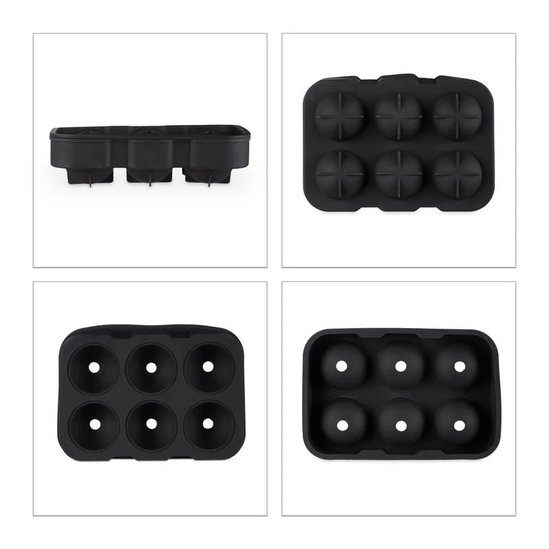 3x Bacs à Glaçons En Forme De Boule 7 3x Bacs à Glaçons En Forme De Boule – Image 7