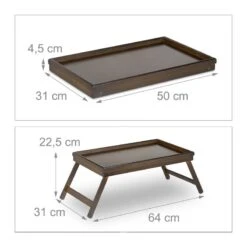 Tablette De Lit Bambou Marron Foncé 11 Tablette De Lit Bambou Marron Foncé -GourmetHome Soldes Magasin 1986a1add38944da8cd9177224c6c843