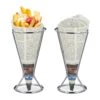 Support Cornet De Frites Lot De 2 Inox