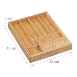 Range-couverts Extensible En Bambou -GourmetHome Soldes Magasin 2306b6ba8eb44047b55b28a355f1ead4