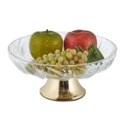 Serviteur Fruits Avec Pied Doré -GourmetHome Soldes Magasin 27ae92667a7b4899b305b8c98bf52de2