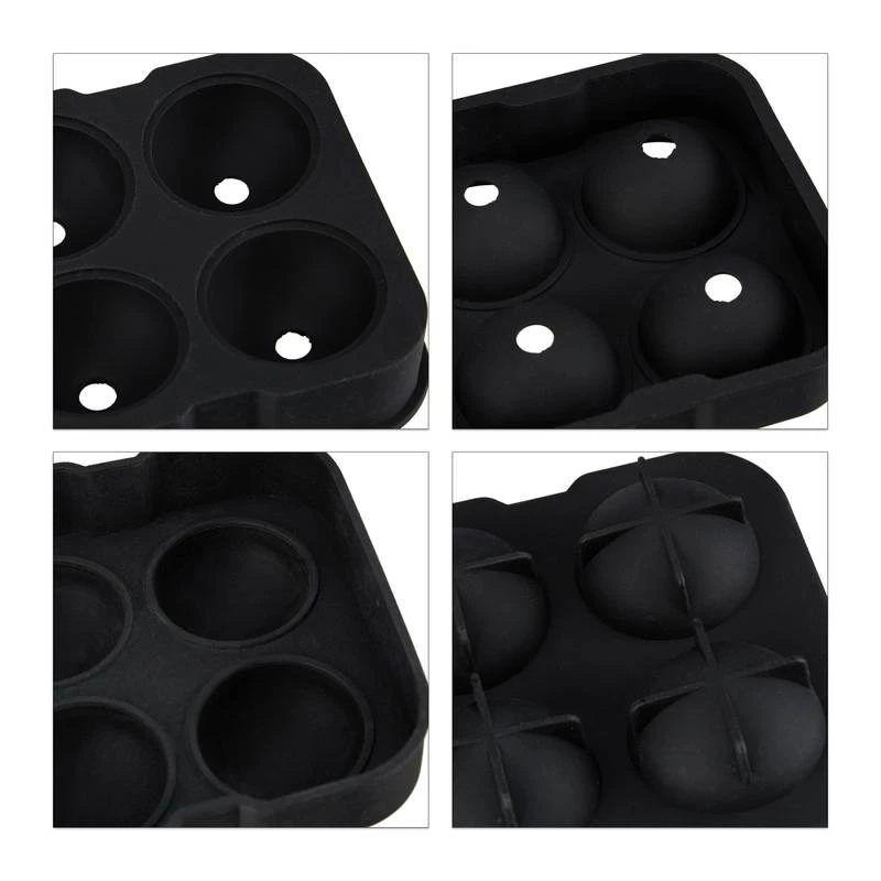 3x Bacs à Glaçons En Forme De Boule 5 3x Bacs à Glaçons En Forme De Boule – Image 5