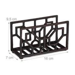 Porte-serviettes Géométrique En Fonte X3 13 Porte-serviettes Géométrique En Fonte X3 -GourmetHome Soldes Magasin 2f5c0f08b4c9460da8de523378d0d001