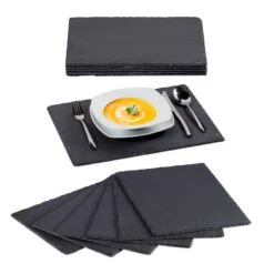 Assiettes En Ardoise 30x40 Cm Lot De 12 -GourmetHome Soldes Magasin 31d7ec0a835c4594b29531ce194d4a14