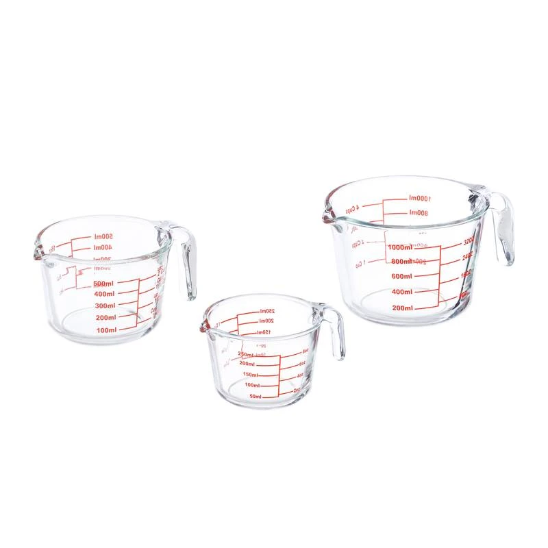 Lot De 3 Verres Mesureurs 1 Lot De 3 Verres Mesureurs