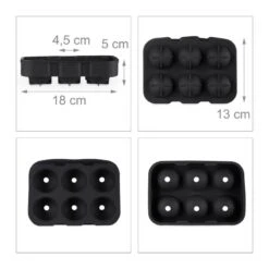 3x Bacs à Glaçons En Forme De Boule 15 3x Bacs à Glaçons En Forme De Boule -GourmetHome Soldes Magasin 3d9c8a9e0c904cd3b4c5540a3968dd94