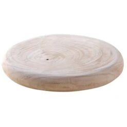 Dessous De Plat Rond En Paulownia 30 Cm