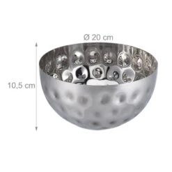 4x Saladiers Argentés Ø 20 Cm -GourmetHome Soldes Magasin 40d3bfc873fc408c8763713fdb585231 1