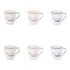 Coffret De 6 Tasses Gato