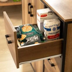 îlot De Cuisine KNL02-PF -GourmetHome Soldes Magasin 45ce92c9357b4d3782ba6639885c6160