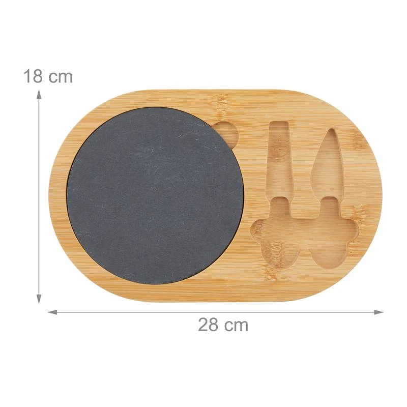 Plateau Fromage Bambou & Lot 2 Couverts 8 Plateau Fromage Bambou & Lot 2 Couverts – Image 8