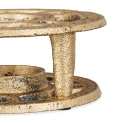 Chauffe-théière En Fonte Aspect Bronze -GourmetHome Soldes Magasin 49916bbb89ed456a9b32fc39f2716e00